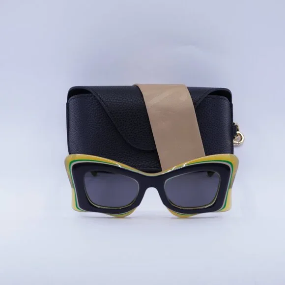 Loewe LW40140U 20A Cat Eye Sunglasses – Black/Orange/Grey Loewe LW40145I S (52 - 21) with Grey lenses and Tortoise  main image 3